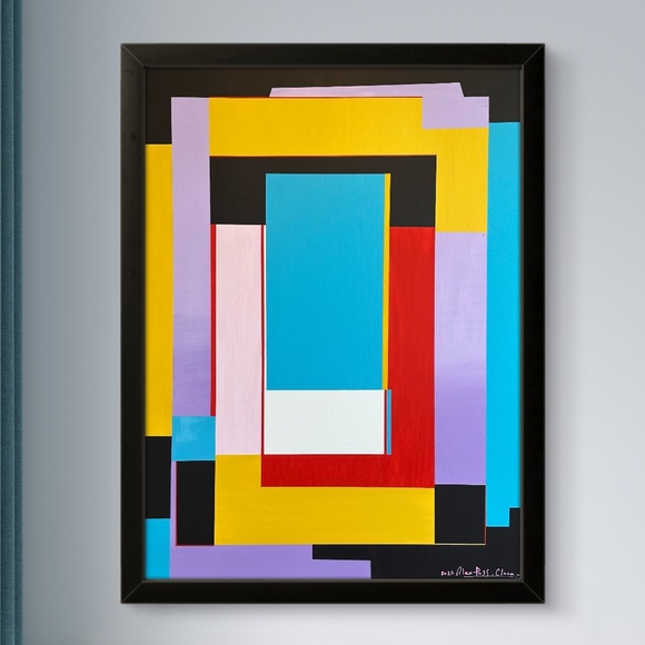 36” x 48” Original Acrylic Painting signed by Artist - Picture 1 of 3